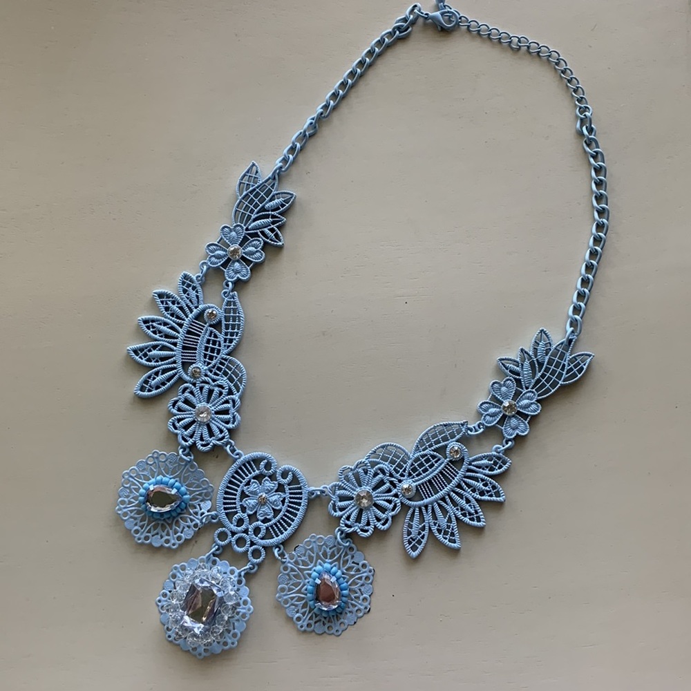 Necklace, costume jewelry